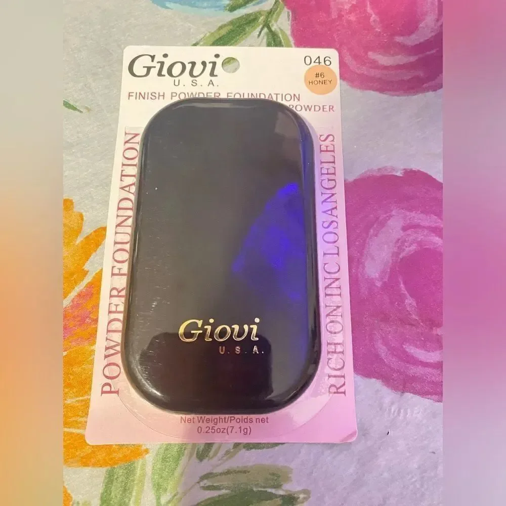 🛍️ 1 Giovi U.S.A. Powder Foundation with Mirror New Sealed Select Your Shade 🔥